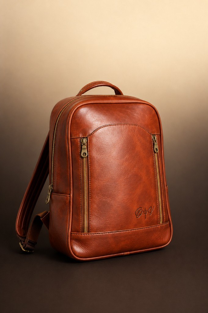 Travel Bag III — mochila cognac